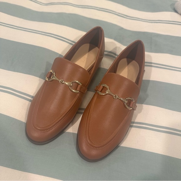 LOFT brown Horsebit Loafers size 9. New without box - Picture 2 of 5